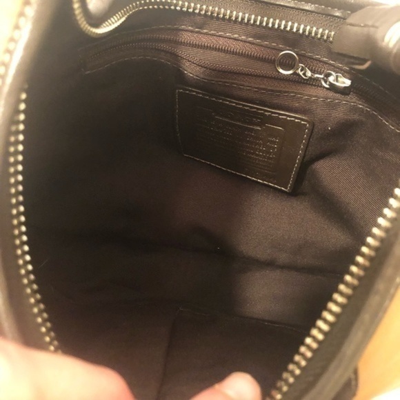 Coach vintage y2k f11344 brown tan multi textured soho hamptons hobo bag - Picture 12 of 15